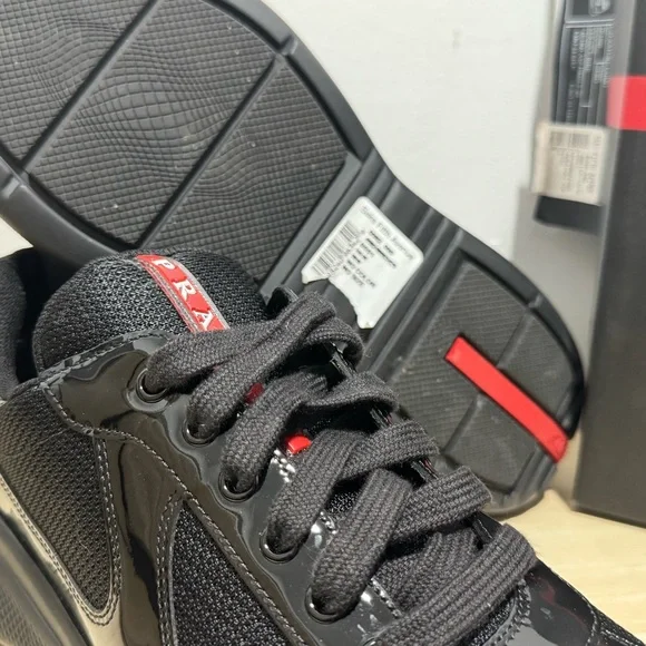 Prada America's Cup biker fabric sneakers